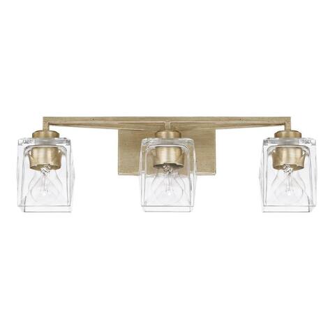 Karina 3-light Winter Gold Bath/Vanity Fixture