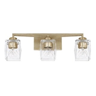 Karina 3-light Winter Gold Bath/Vanity Fixture