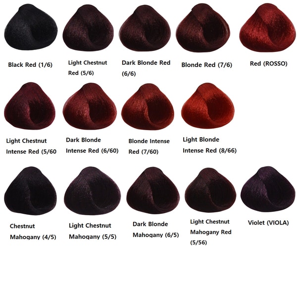 Alter Ego Hair Color Chart