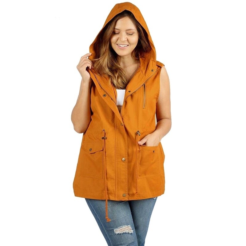 plus size cargo vest