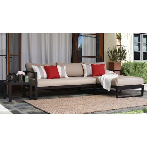 Serta Catalina Outdoor Sectional in Bronze