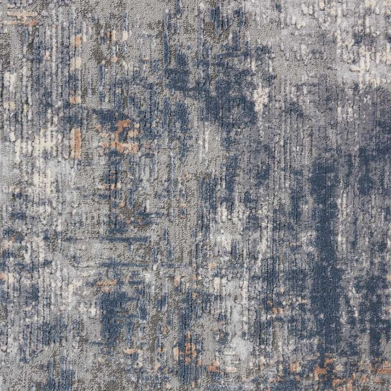 Rustic Textures Distressed Contemporary Abstract Area Rug