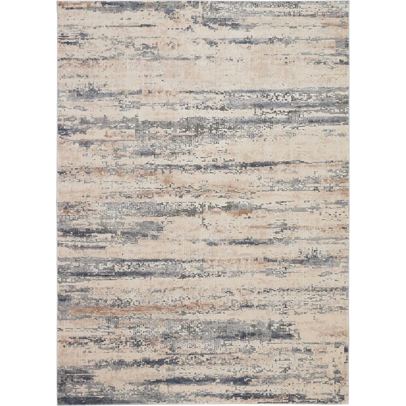 Rustic Textures Modern Country Abstract Area Rug