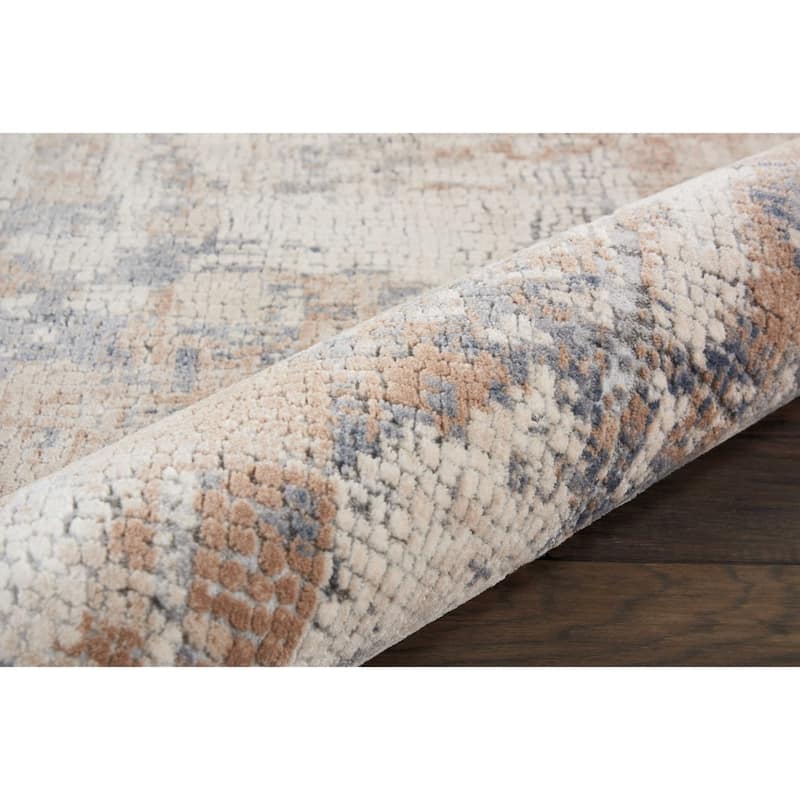 Rustic Textures Vintage Abstract Modern Area Rug
