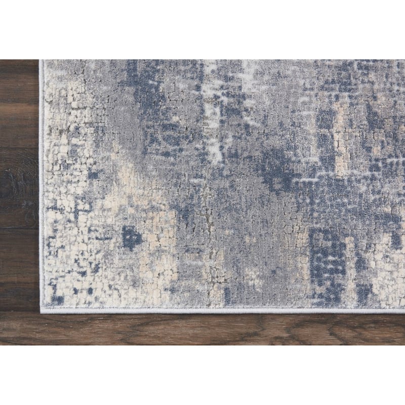 Rustic Textures Vintage Abstract Modern Area Rug