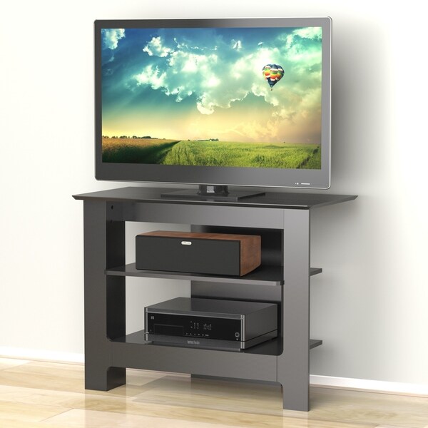 Nexera Pinnacle 31 Inch Tall Boy Tv Stand Black Free Nexera Pinnacle 31 Inch Tall Boy Tv Stand Black