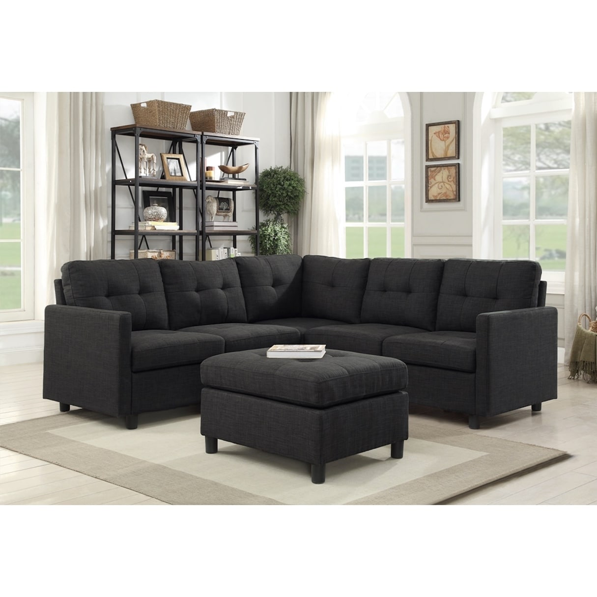 6 piece modular sectional sofa