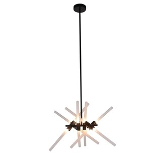 Olivio 26"Chandelier (Black) - Chandeliers For Bedrooms by Overstock.com