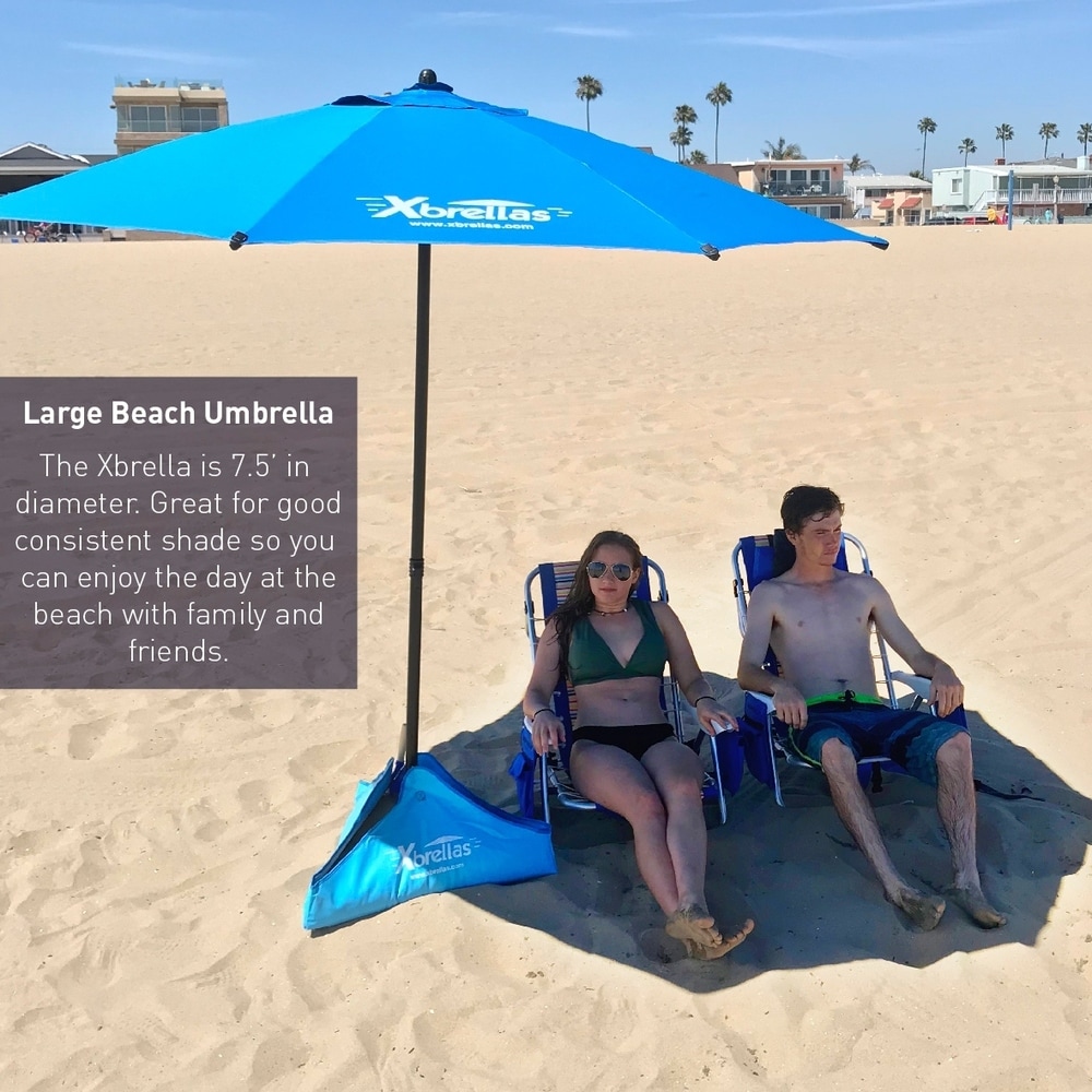 wind resistant beach umbrella