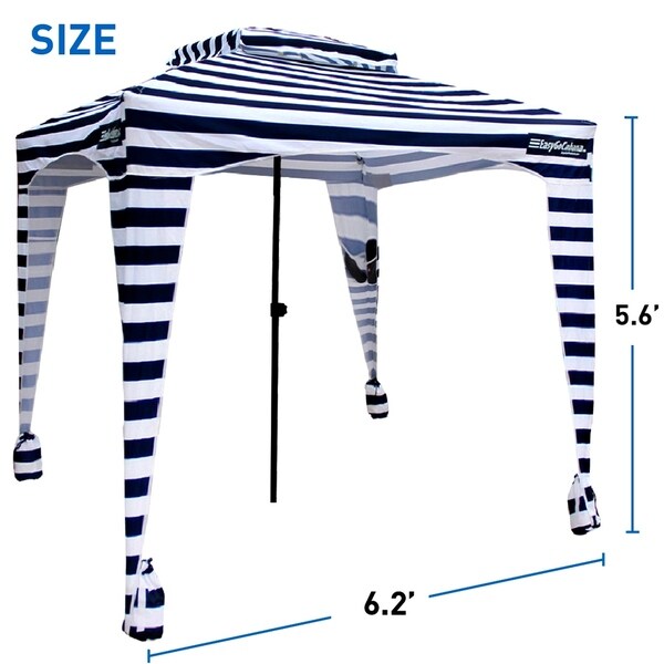 Easygo online Cabana 6' X Beach & Sports Keeps You Cool Comfortable. Easy Set Up Take D