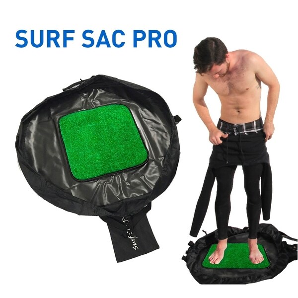 Shop Deluxe Surf Grass Mat Surf Sac Pro Wetsuit Changing Mat And