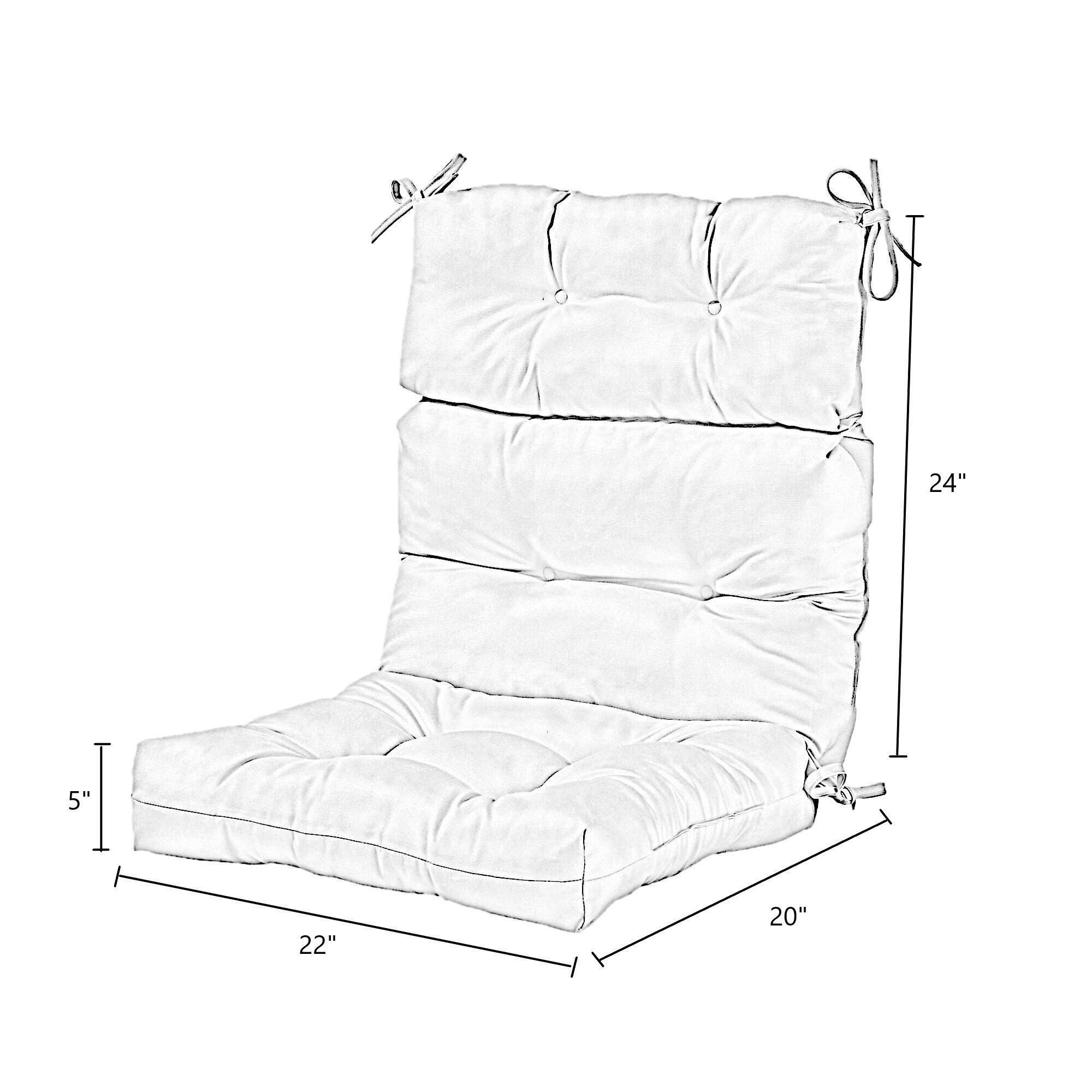 Havenside Home Eastport 3 Section 22 Inch X 44 Outdoor Eastport 3 Section 22 Inch X 44