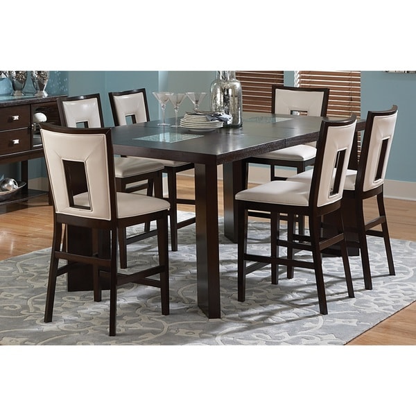 Strick & Bolton Ettinger Cream Counter-height Dining Set. Opens flyout.