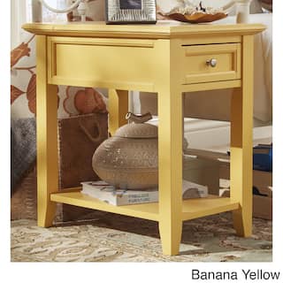 Yellow Coffee Console Sofa End Tables Online At Porch Den Shadyside Devonshire 1 Drawer Side Table With Charging Station