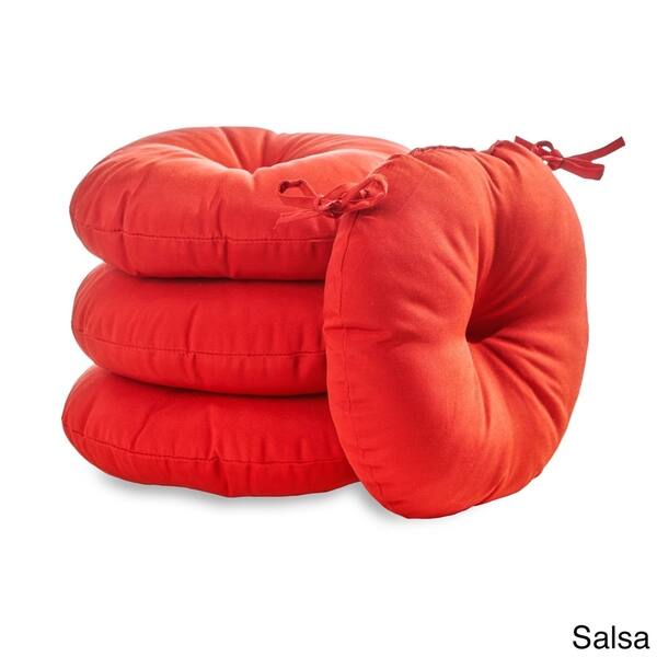 Shop Black Friday Deals On Driftwood 18 Inch Inch Outdoor Round Solid Bistro Chair Cushion Set Of 4 By Havenside Home 18 W X 18 L Overstock 22751315