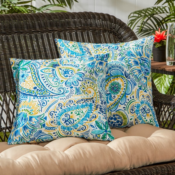 Outdoor throw pillows hot sale set of 2