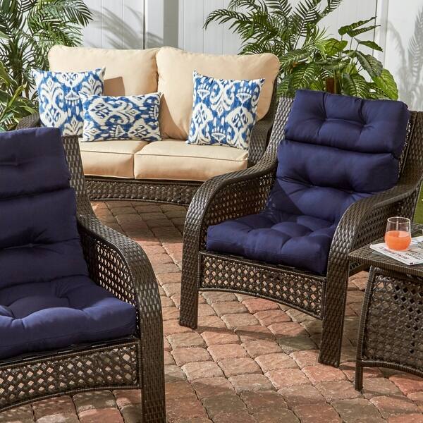 Shop Driftwood 22 Inch X 44 Inch Outdoor High Back Chair Cushion By Havenside Home 22w X 44l Overstock 22751355