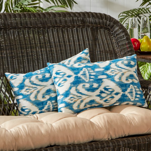 Outdoor discount ikat pillows