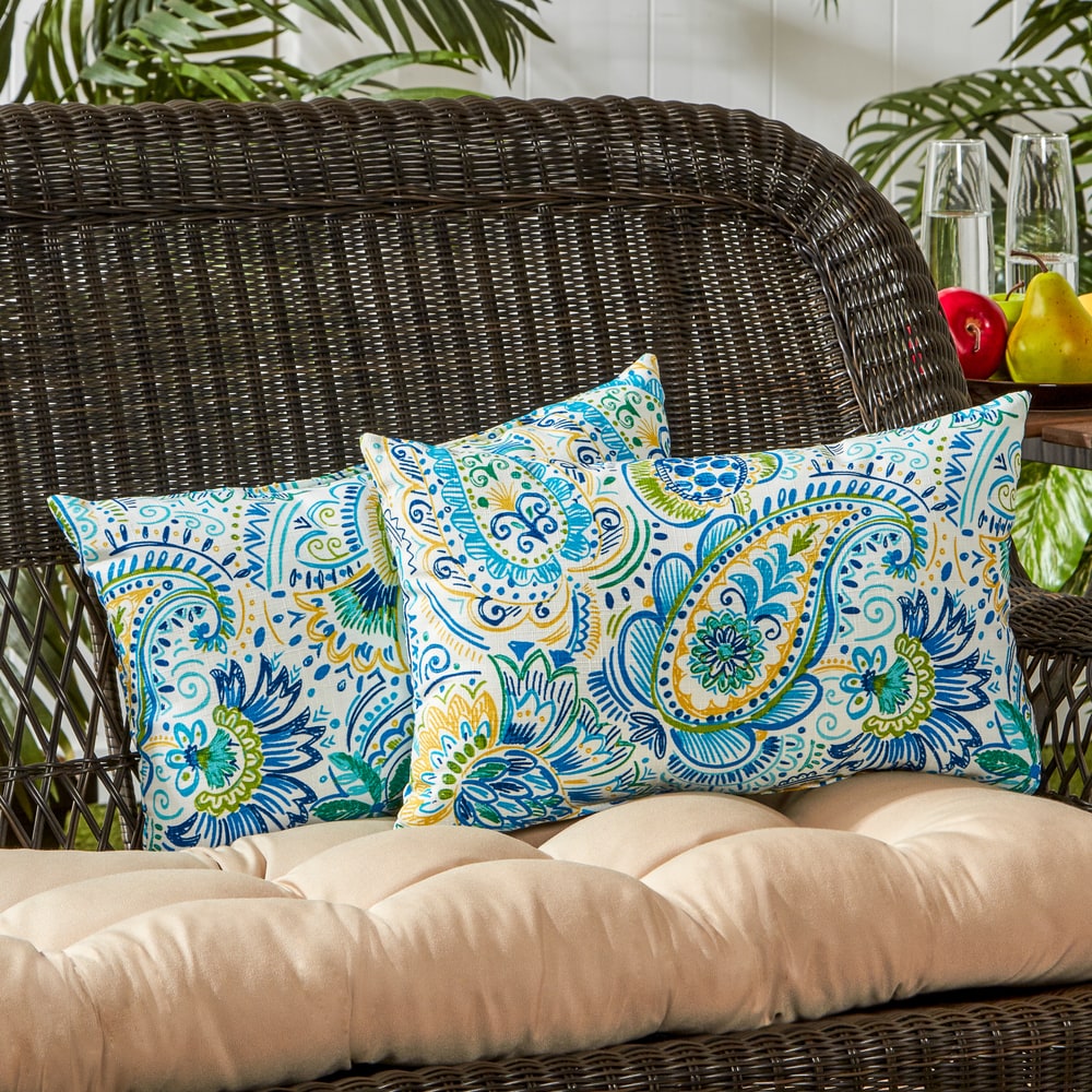 Outdoor 19 x 12-inch Accent Pillows (Set of 2)