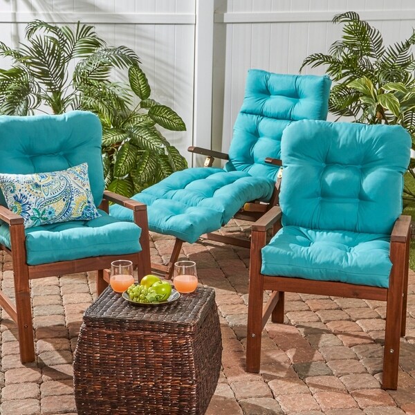 21 x 21 outdoor seat and back cushions