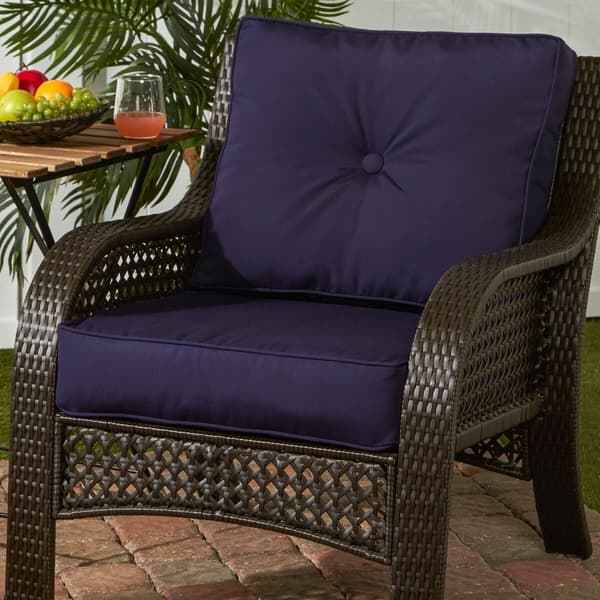 Shop Deltaville Deep Seat 25 Inch X 45 Inch Outdoor Cushion Set In Sunbrella Fabric By Havenside Home 25 W X 45 L In Overstock 22751366