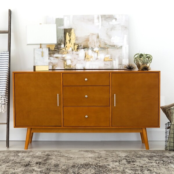 Carson Carrington Saltor 60-inch Mid-century Buffet Sideboard