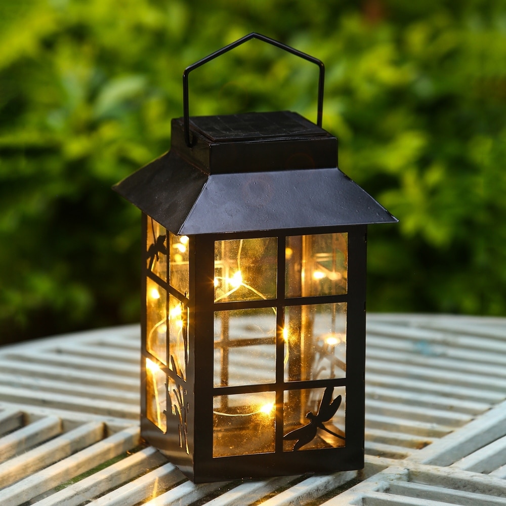 Hudson 8.1-in Outdoor Solar Light Lantern by Havenside Home Bed Bath   Beyond 22751407