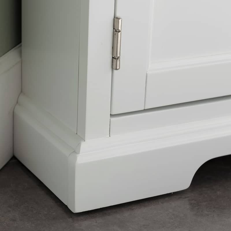 Leick Home 85386 Corner TV Stand with Enclosed Storage