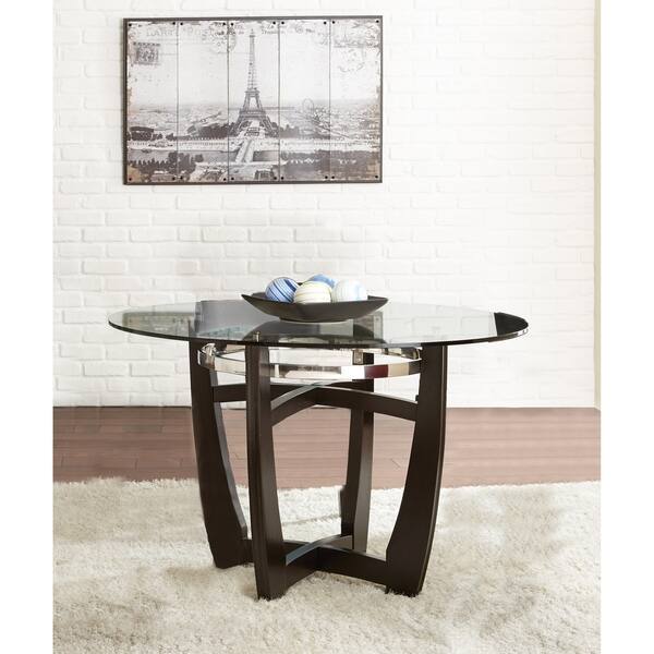 Shop Strick Bolton Holland 48 Inch Glass Top Dining Table