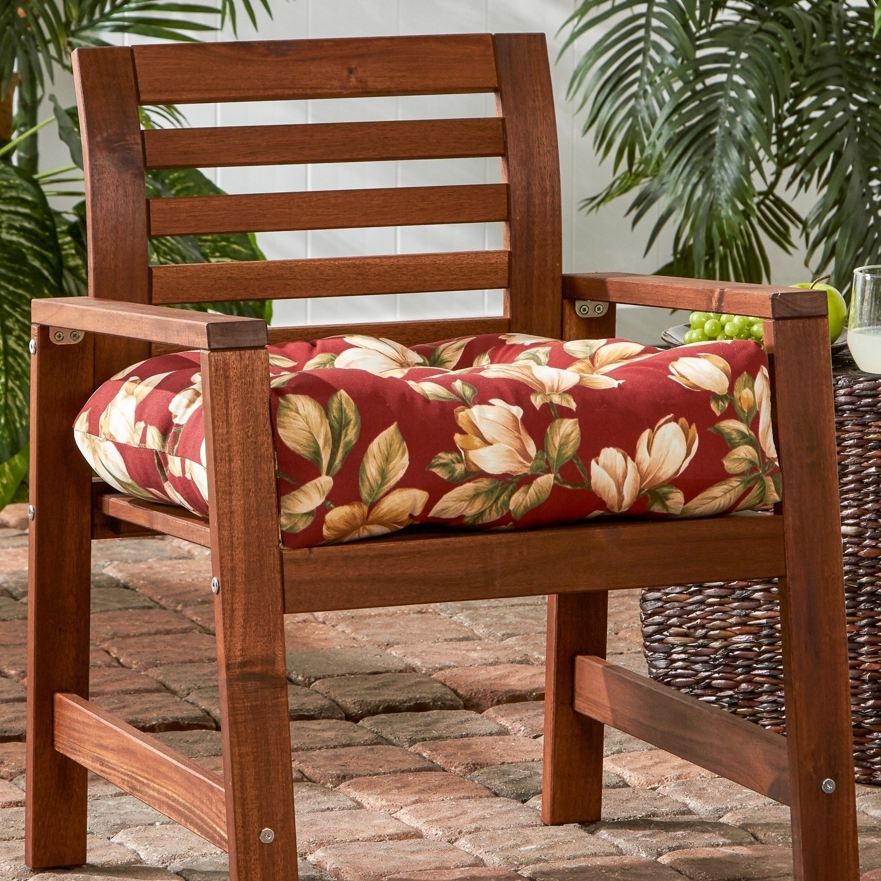 Havenside Home Dunedin Fl 20 Inch Outdoor Chair Cushion Fl 20 Inch Outdoor Chair Cushion