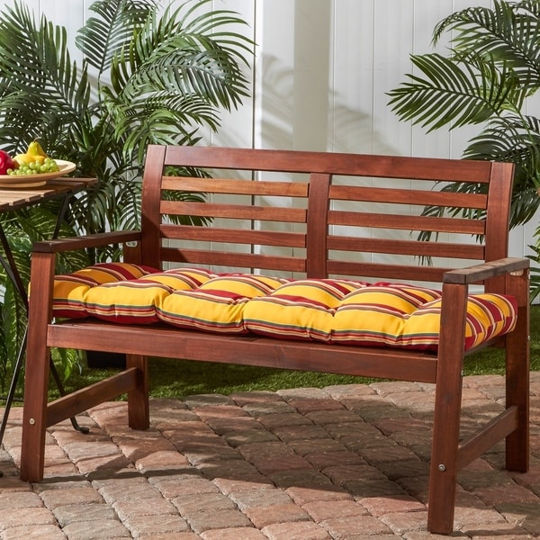 outdoor dining bench cushions