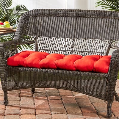 44-inch Outdoor Salsa Red Swing/ Bench Cushion