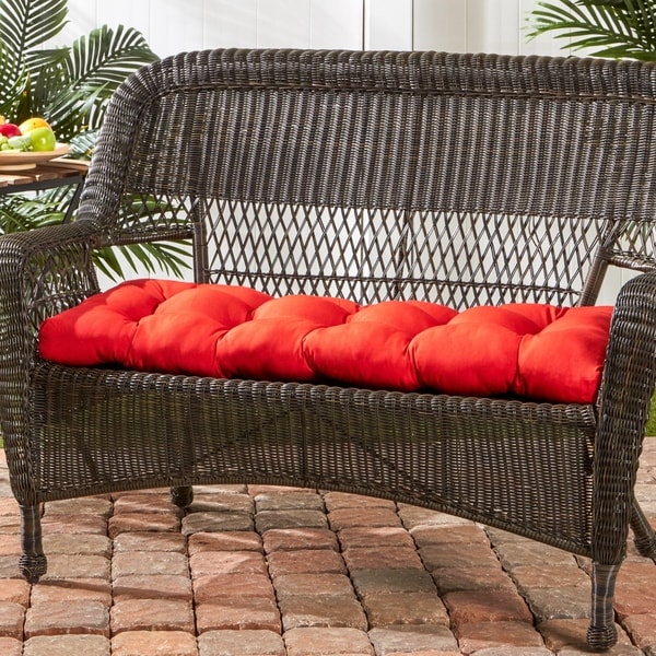 Red bench cushion outdoor new arrivals