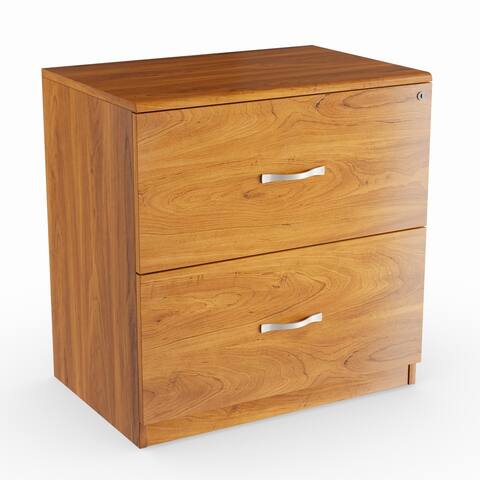 Porch & Den Shaw 2-drawer Autumn Oak File Cabinet