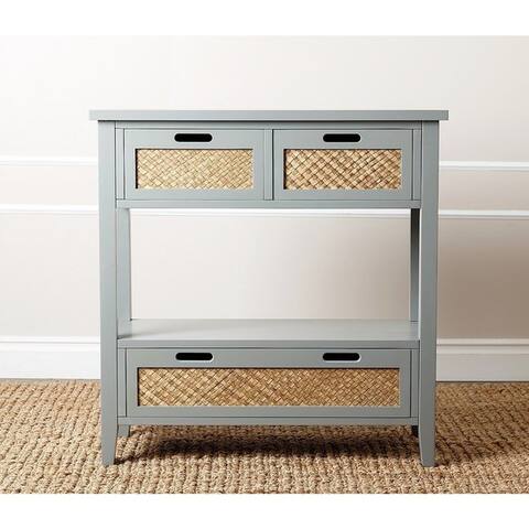 The Gray Barn Honey Hill Antique Steel Blue Console Sofa Table