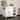 SEI Furniture Oriaga White Kitchen Cart