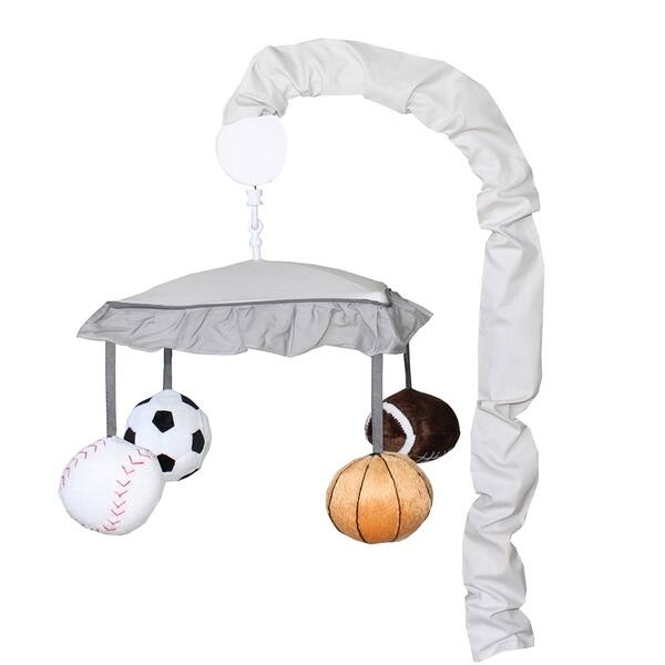 Shop Babyfad Sports Champion Grey 10 Piece Crib Bedding Set