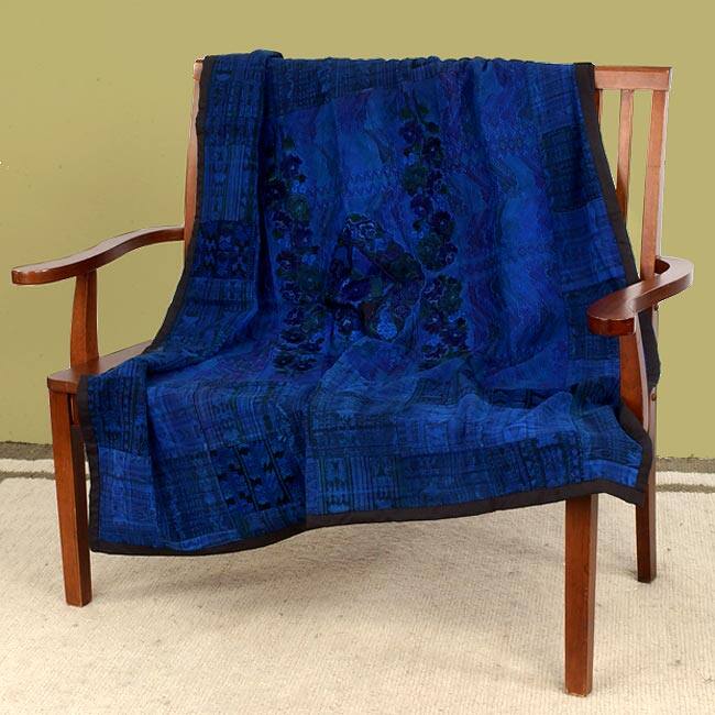 Embroidered Handmade Throw Blanket (Guatemala)