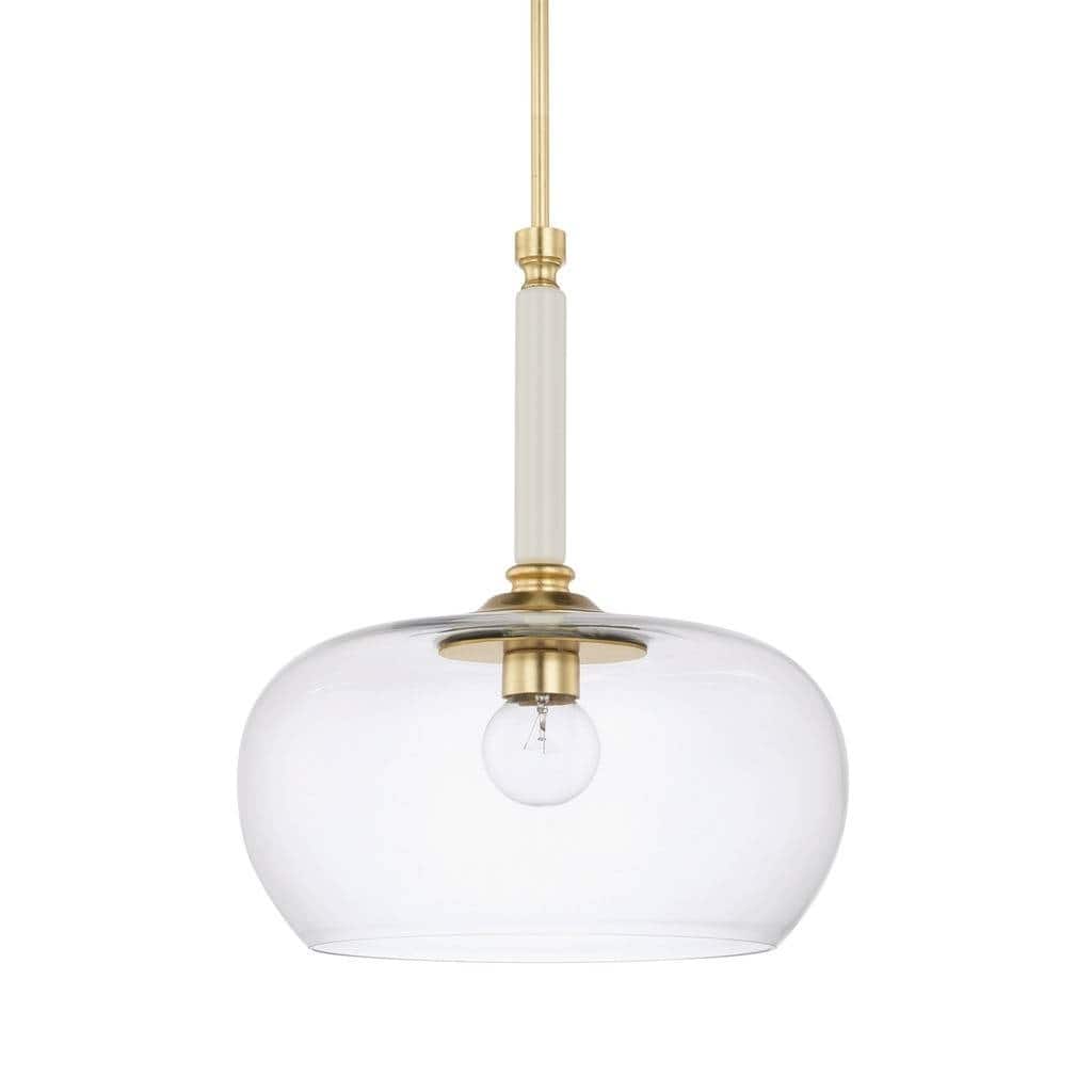 1-light Whisper White Pendant - Whisper White