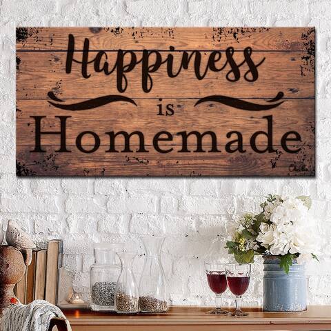 Olivia Rose Farmhouse 'Homemade' Canvas Textual Wall Art