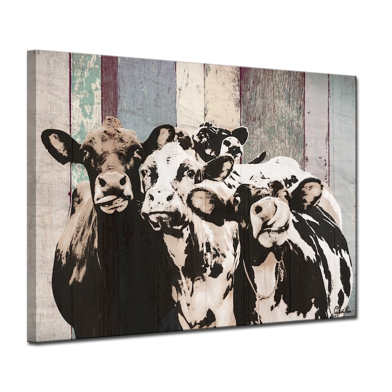 Olivia Rose Farmhouse 'Cattle' Canvas Animal Wall Art