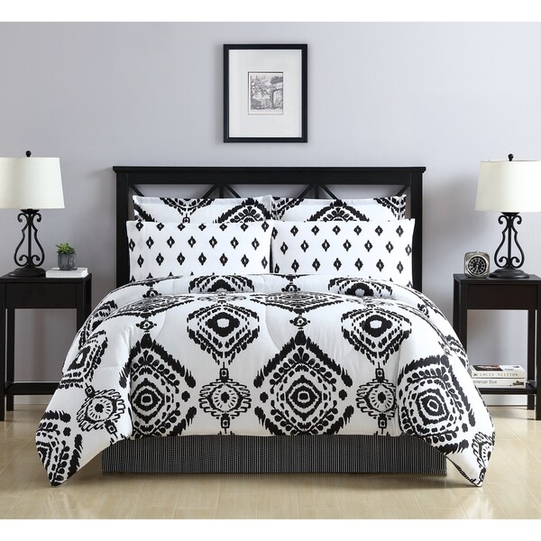 Lemon & Spice Navato Reversible Bed in A Bag Comforter Set