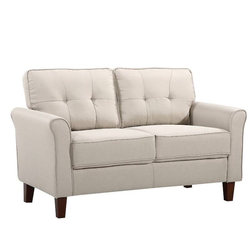 McNaboe Tufted Loveseat - Beige