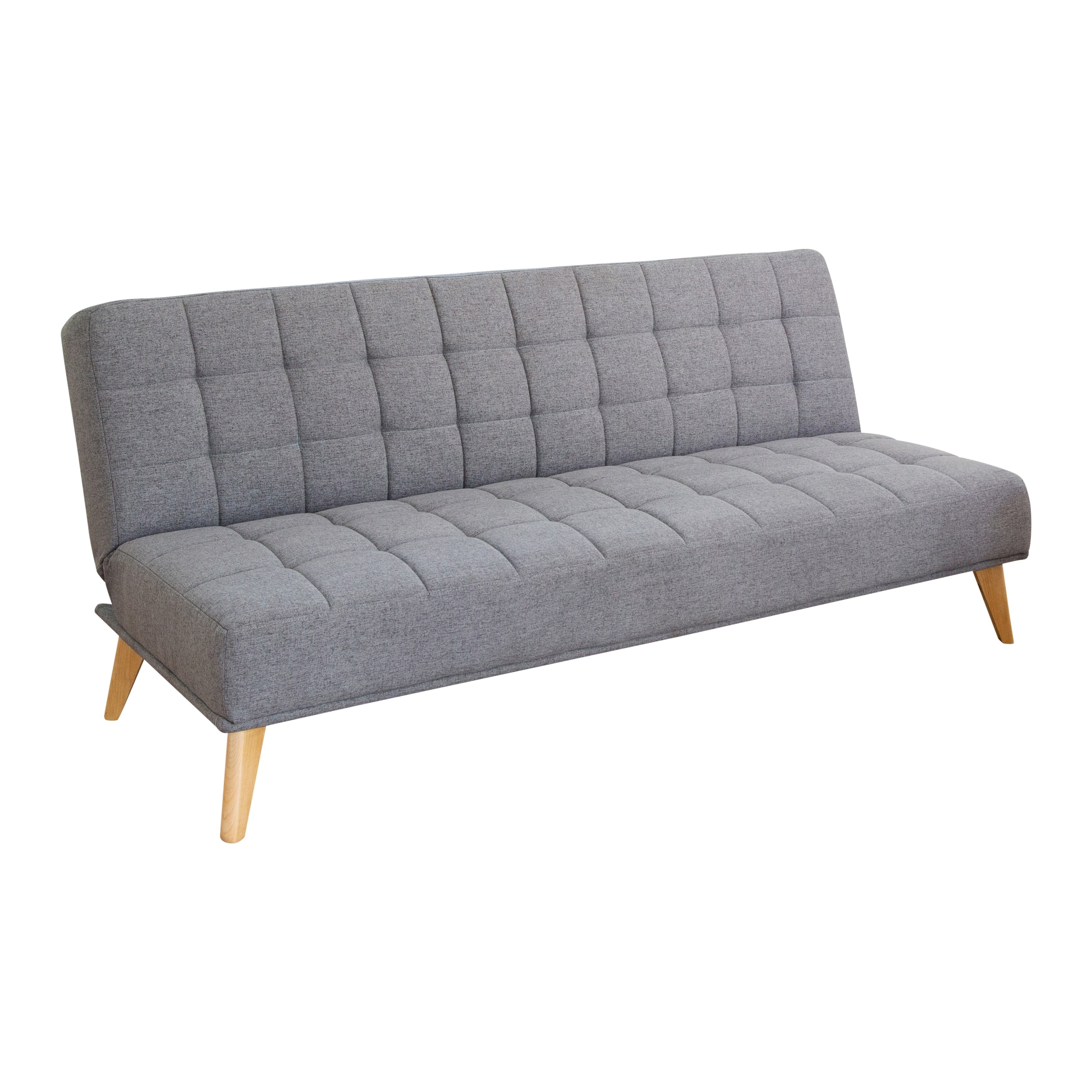 Abbyson Carson Mid Century Tufted Fabric Convertible Sofa Futon Ebay Abbyson Carson Mid Century Tufted Fabric Convertible Sofa