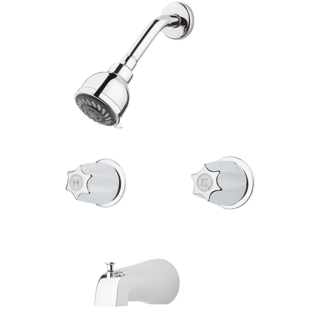 Shop Pfister 03 Series Two Handle Tub And Shower Chrome Free
