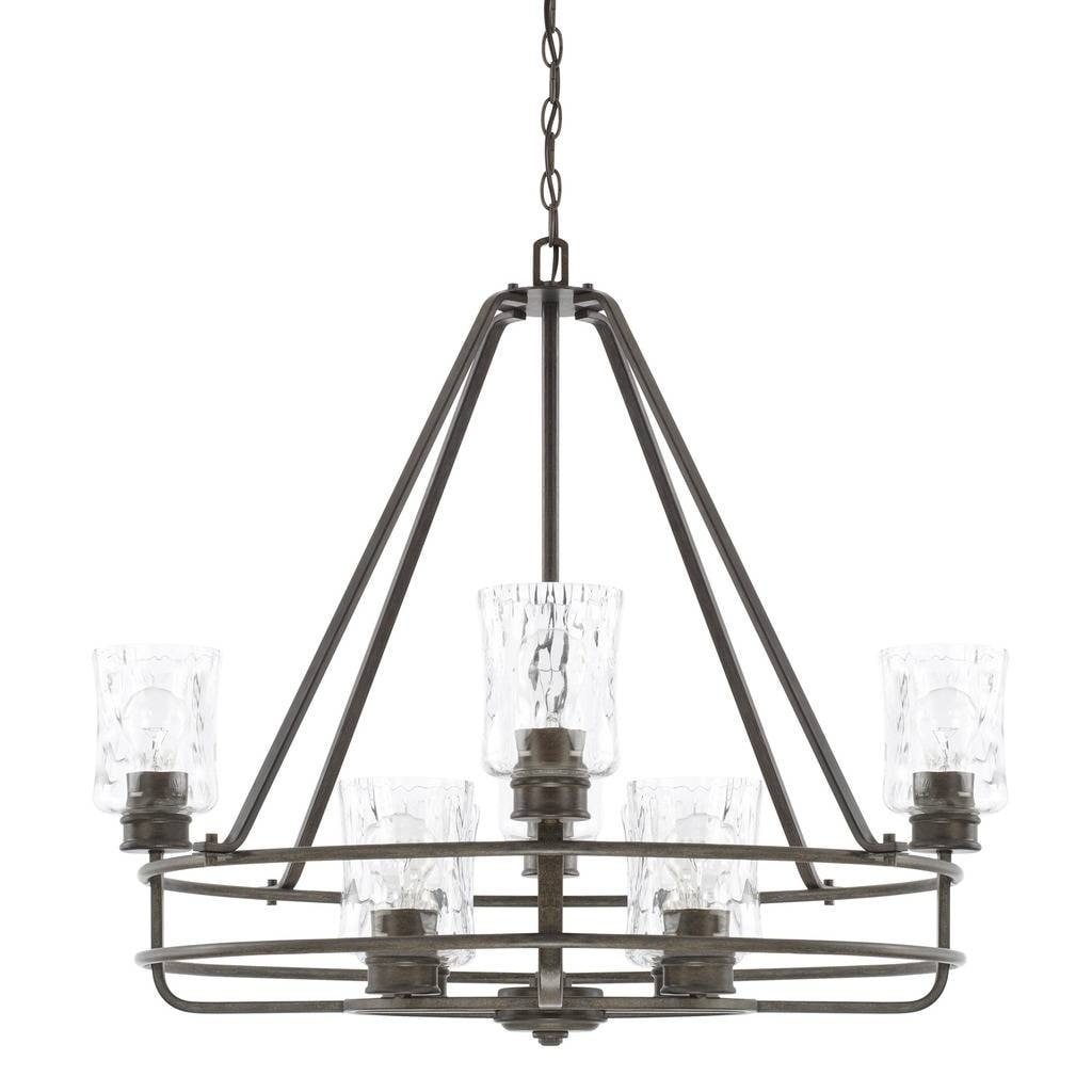 Bristol 8-light Farm House Chandelier - Chandeliers For Bedrooms by Overstock.com