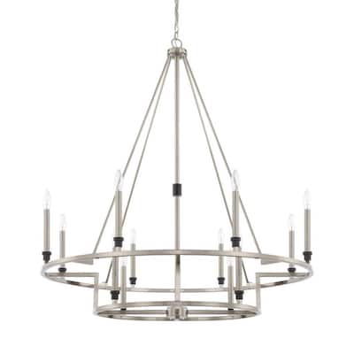 Tux 12-light Black Tie Chandelier