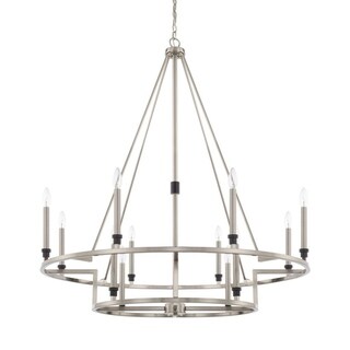Tux 12-light Black Tie Chandelier
