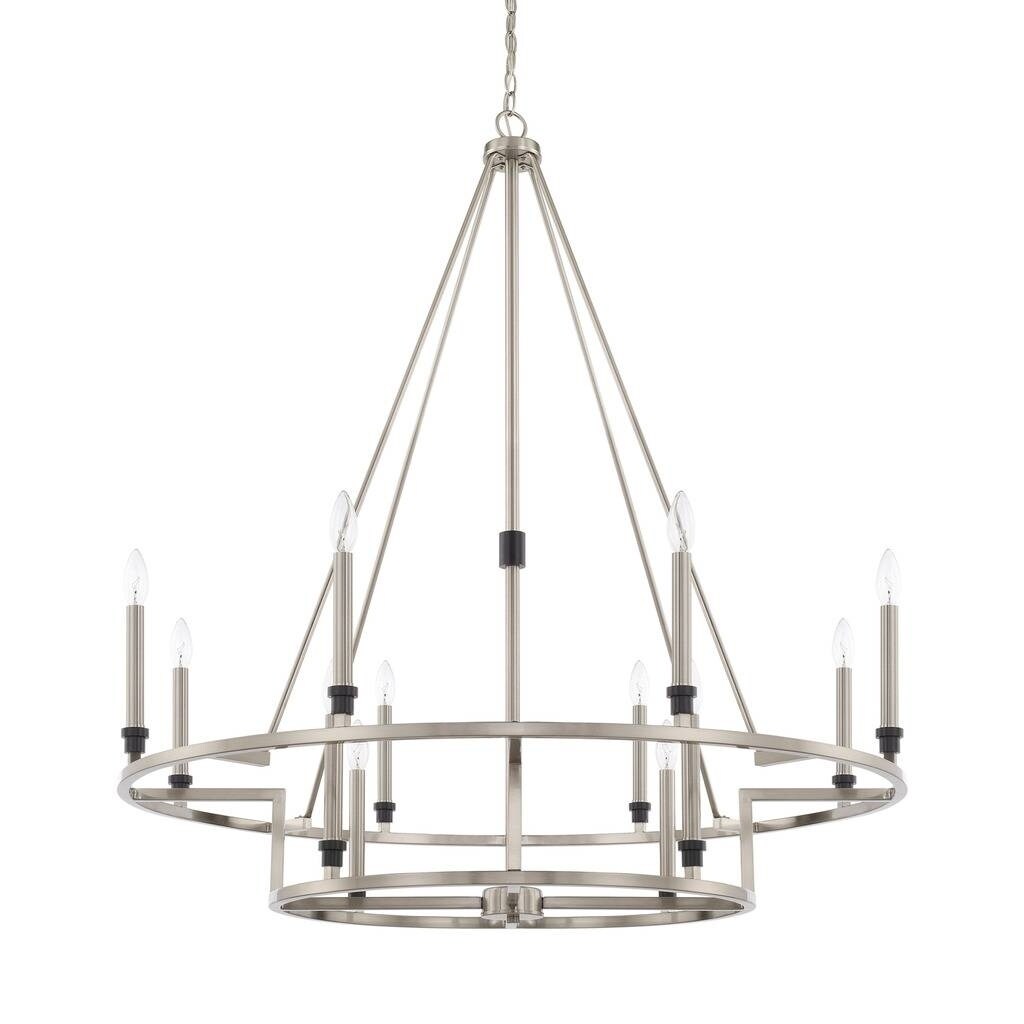 Tux 12-light Black Tie Chandelier