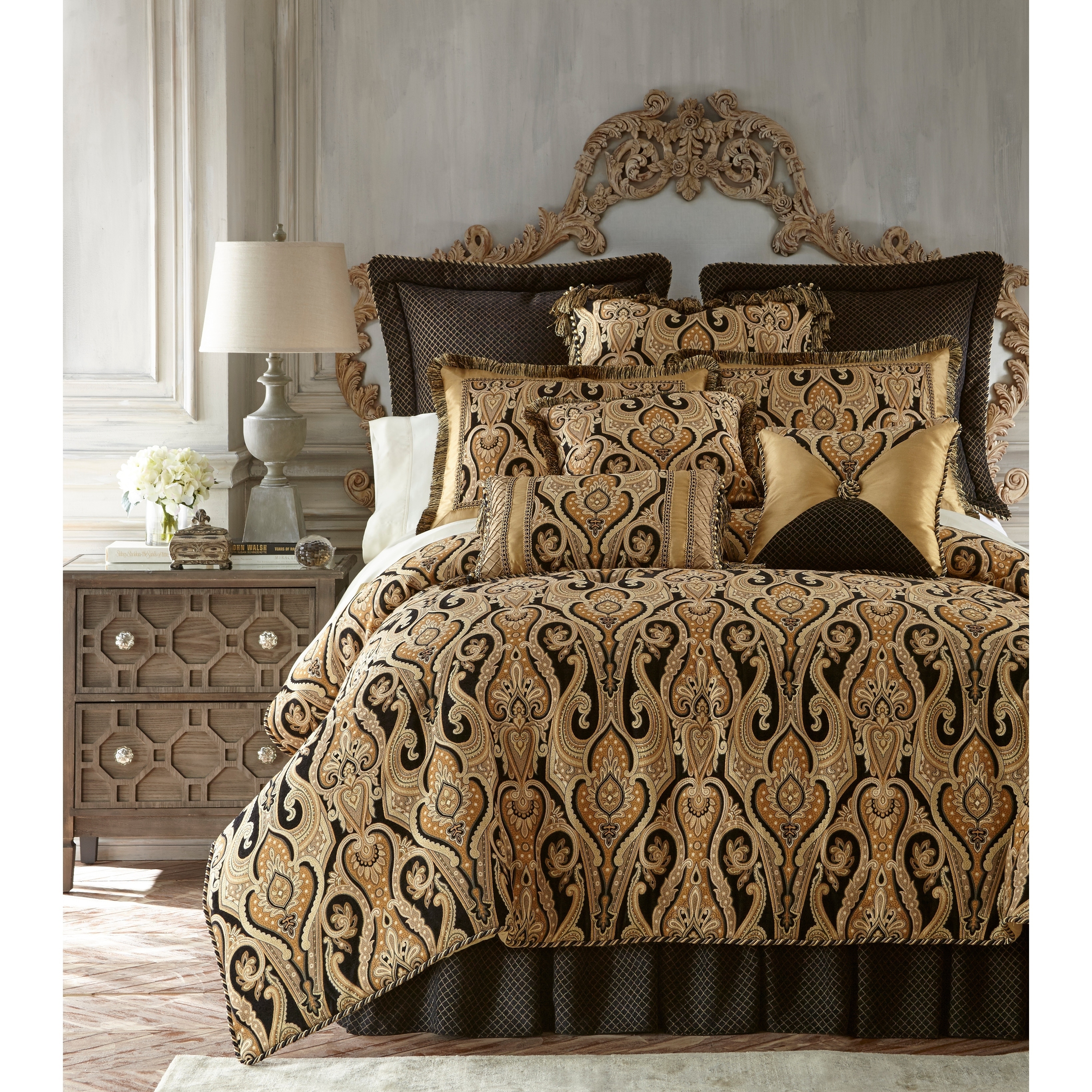 luxury comforter sets with matching curtains